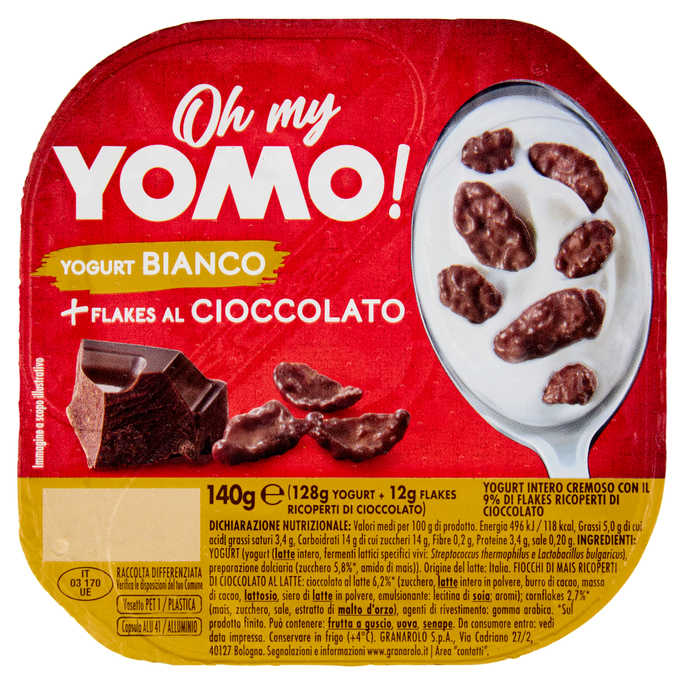 Oh my Yomo! Yogurt Bianco Più Wafer Chococrunch 140 g Carrefour