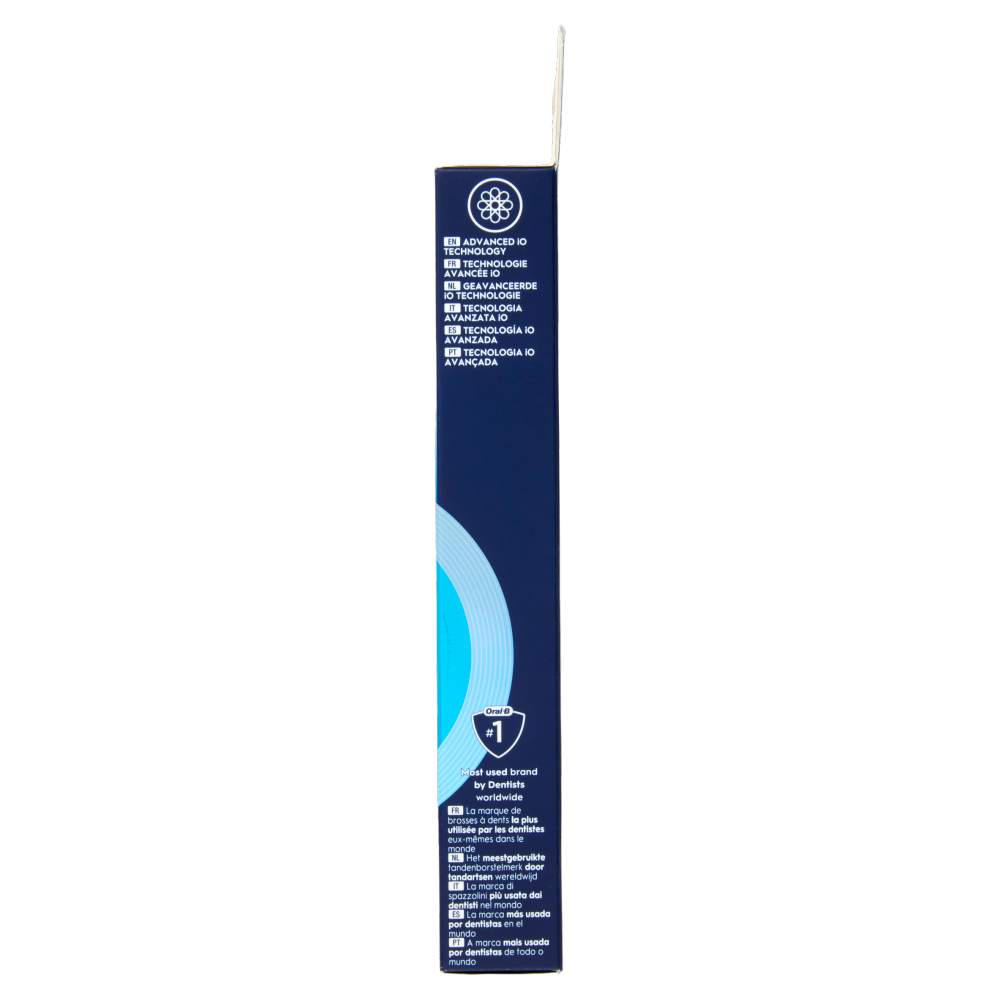 Oral-B iO Testine Ricambio Ultimate Clean Blu Spazzolino Elettrico Denti Ricaricabile, 3 Refills