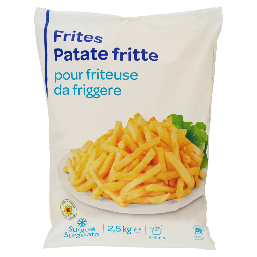 Patate fritte da friggere Surgelate 2,5 kg