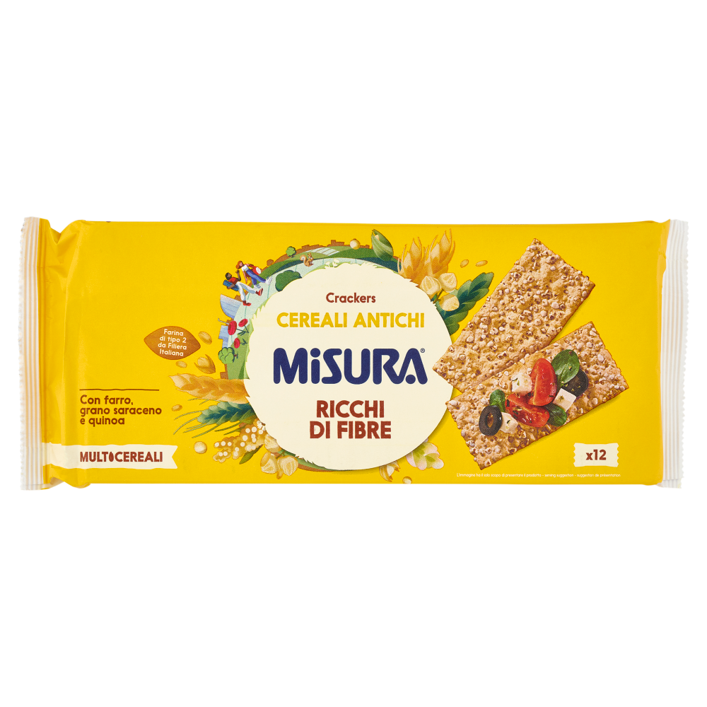 Misura Multicereali Crackers Cereali Antichi 350 g