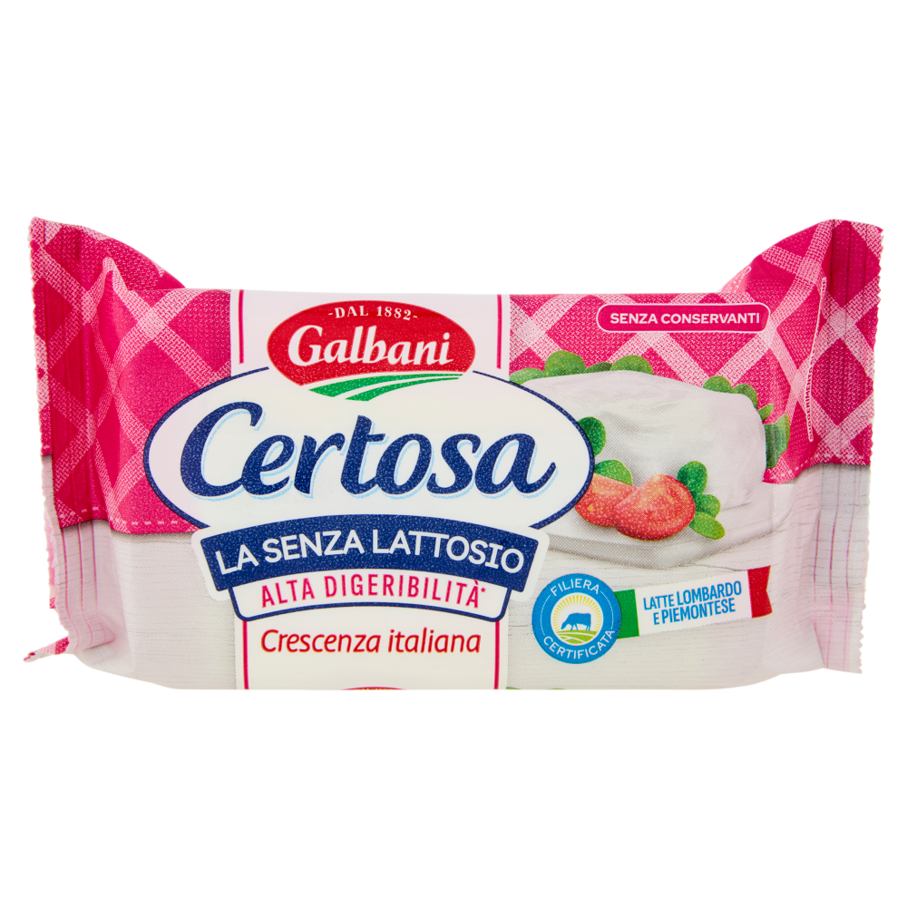 Galbani Certosa la Senza Lattosio Crescenza italiana 165 g