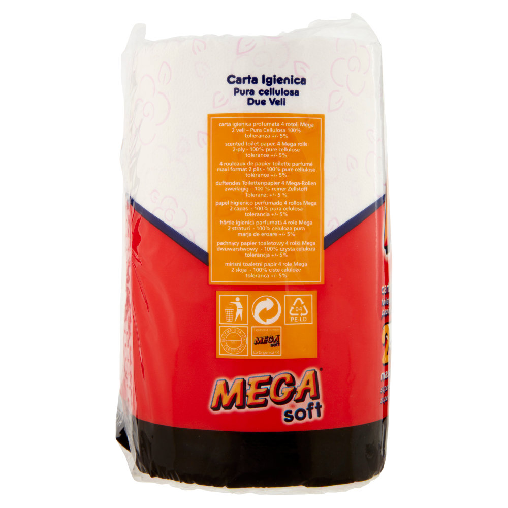 Fior di Carta Lifestyle Mega soft carta igienica profumata 2 veli 4 pz