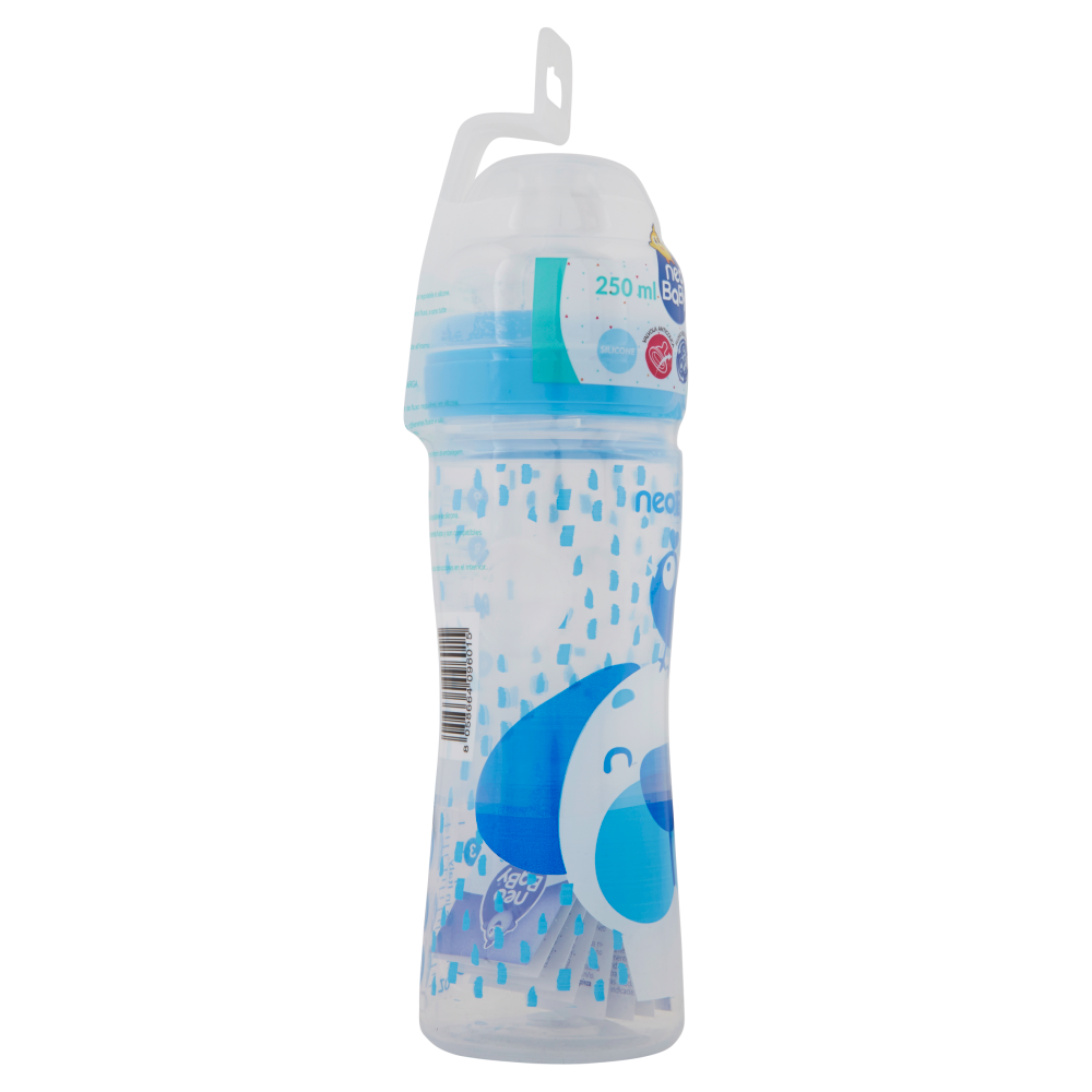 neo Baby Biberon Plastica Collo Largo 250ml 2m+