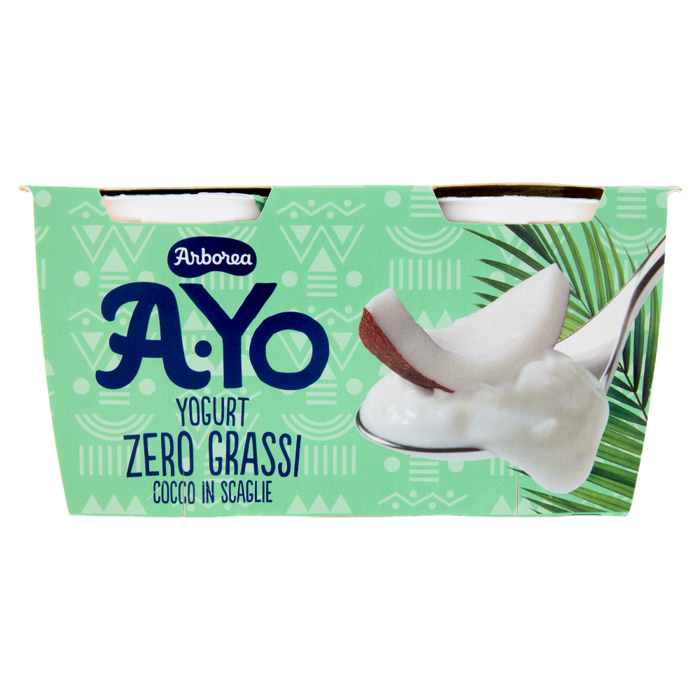 Arborea A-Yo Yogurt Zero Grassi Cocco in Scaglie 2 x 125 g