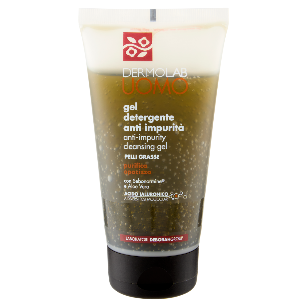 Dermolab Uomo gel detergente anti impurità Pelli Grasse 150 ml
