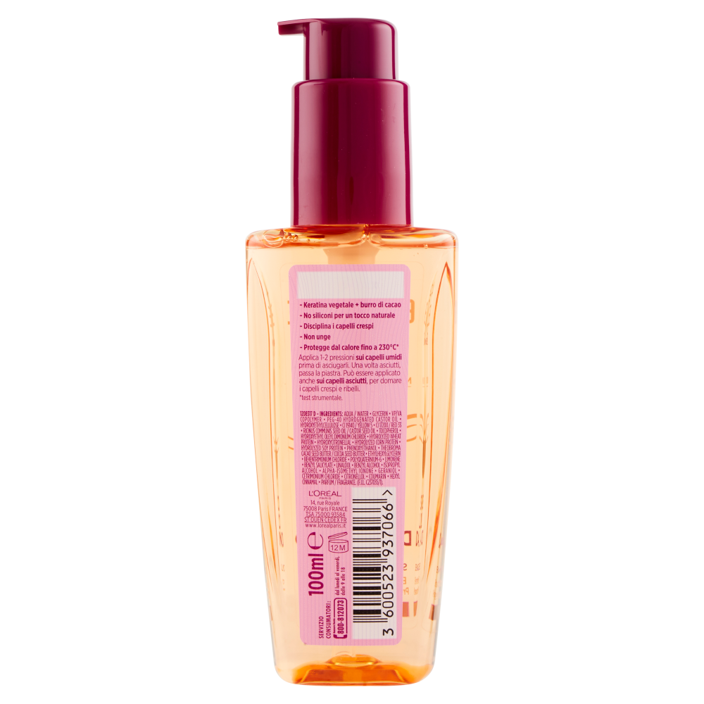 L'Or&eacute;al Paris Siero anti-crespo Dream Long, Siero Anti Crespo per capelli lunghi, crespi, 100 ml