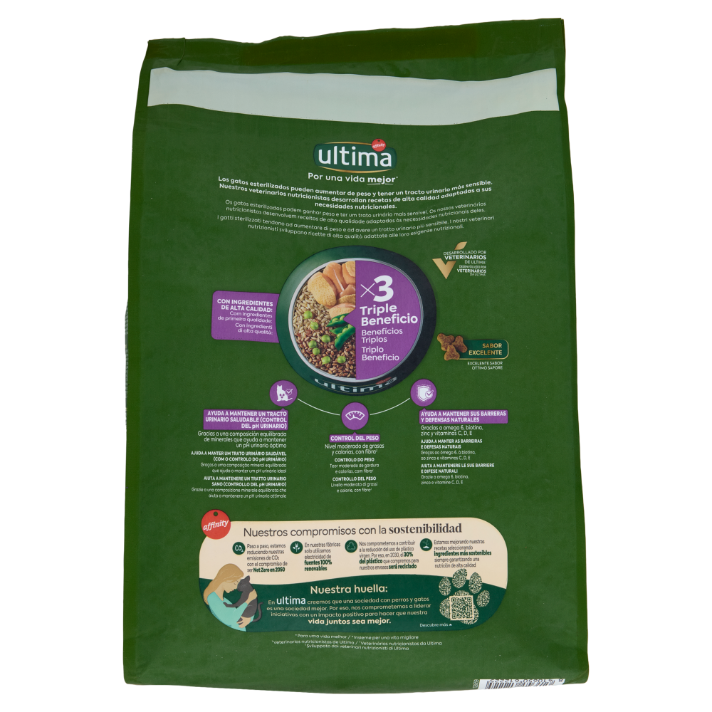 ultima Cat Sterilizzati con Pollo 2,5 kg