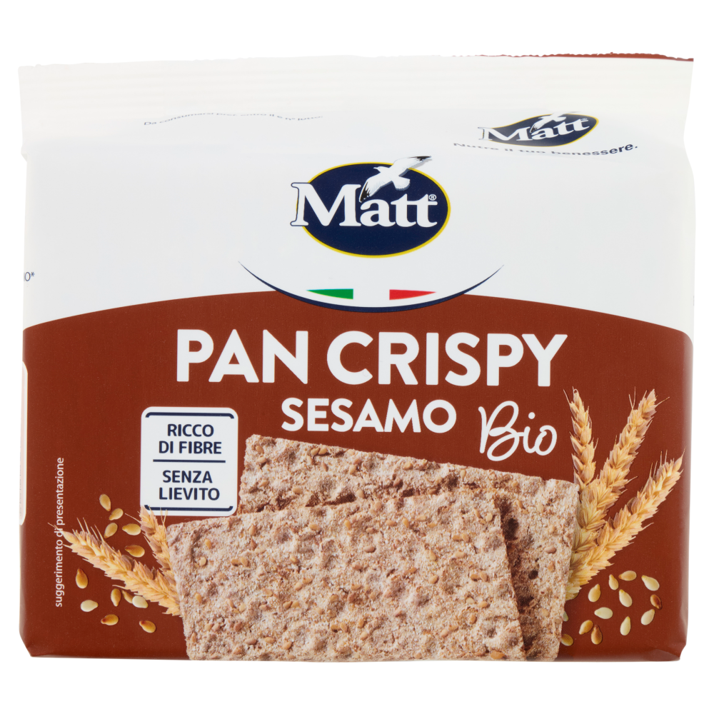 Matt Pan Crispy Sesamo Bio 200 g