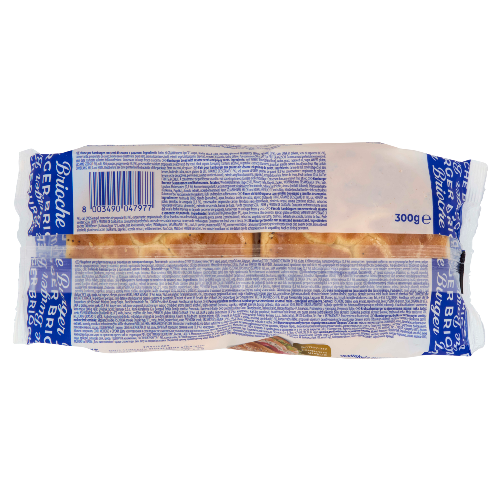 Roberto Brioche Burger 4 Panini 300 g