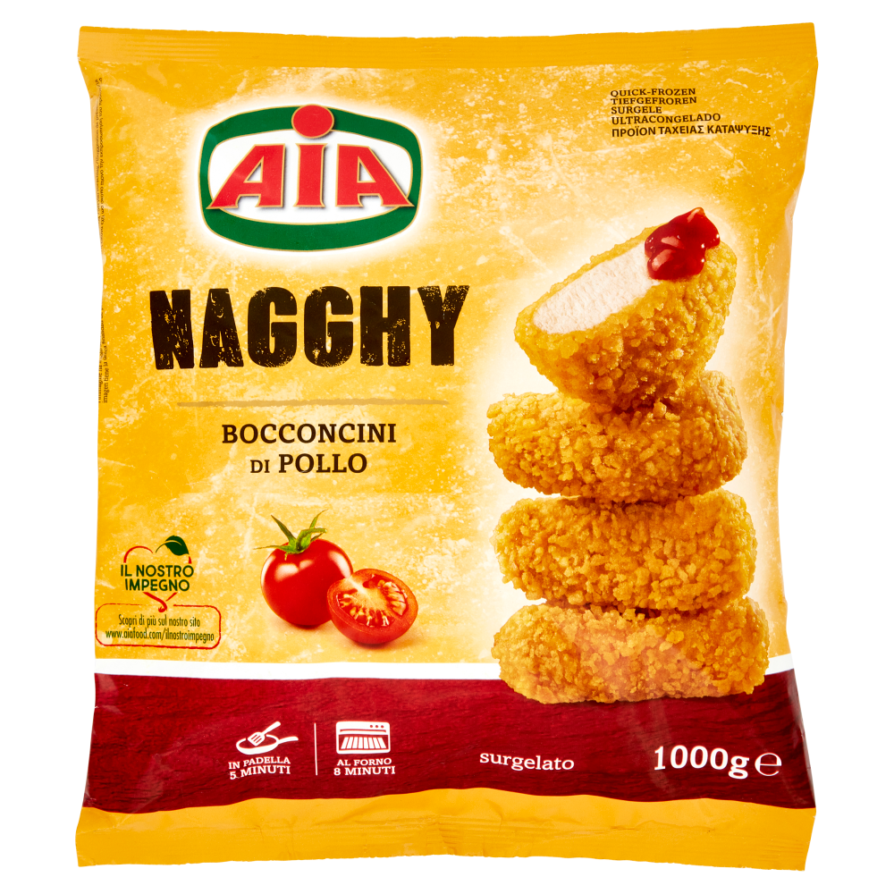 Aia Nagghy Bocconcini di Pollo surgelato 1000 g