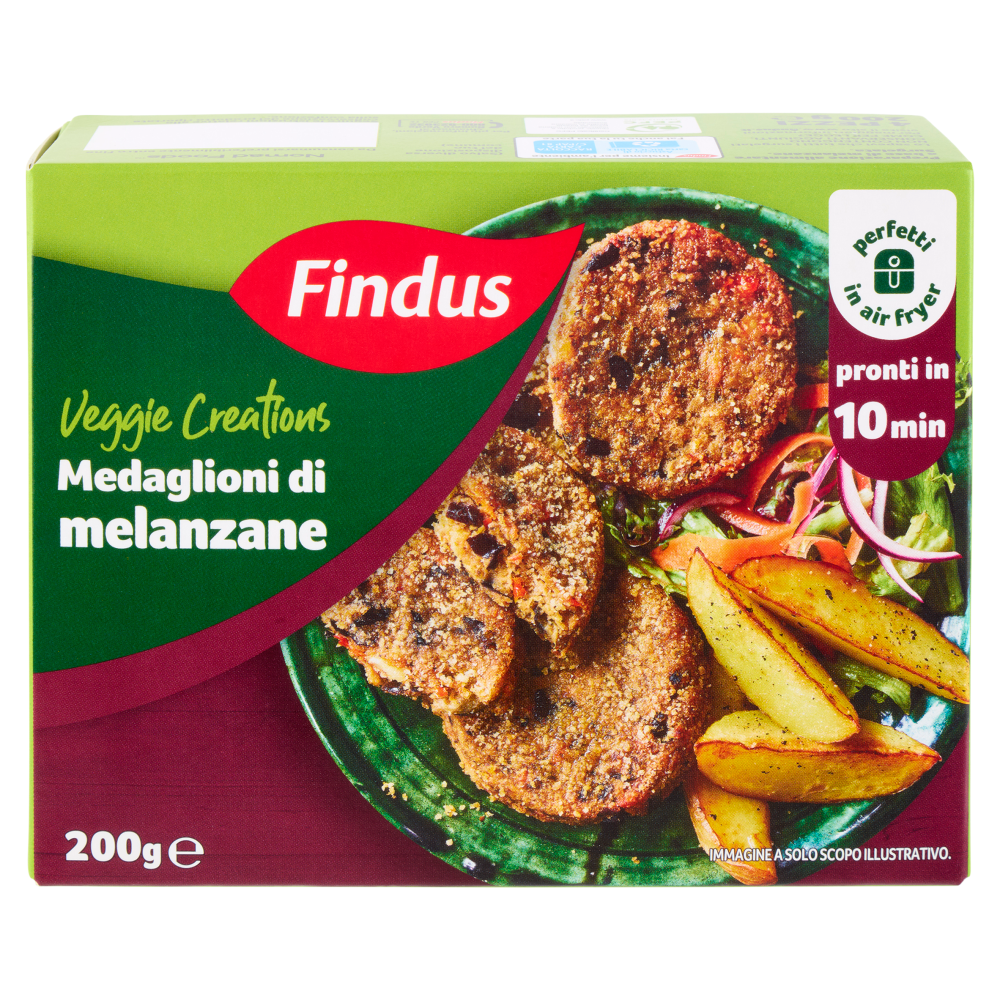 Findus Veggie Creations Medaglioni di Melanzane 200 g