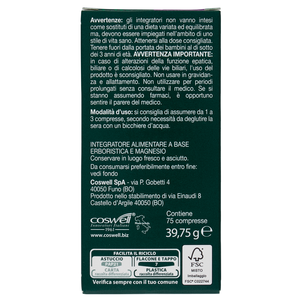 L'Angelica Advance le 14 Erbe della giusta regola 75 Compresse 39,75 g