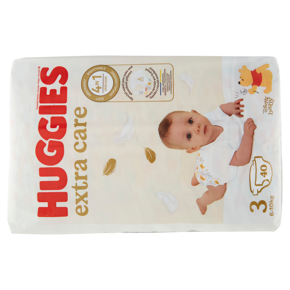 Huggies extra care Pannolini 6-10 Kg 40 pz