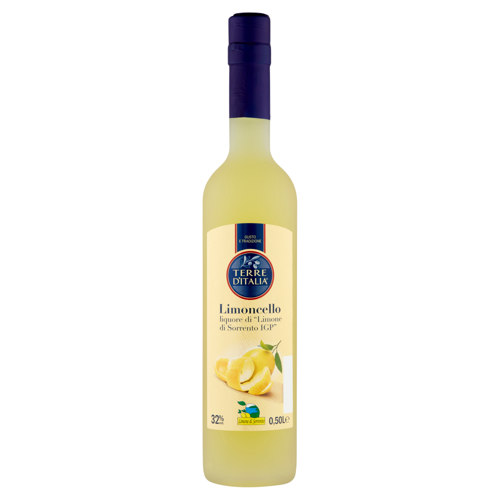 Terre d'Italia Limoncello liquore di "Limone di Sorrento IGP" 0,50 L
