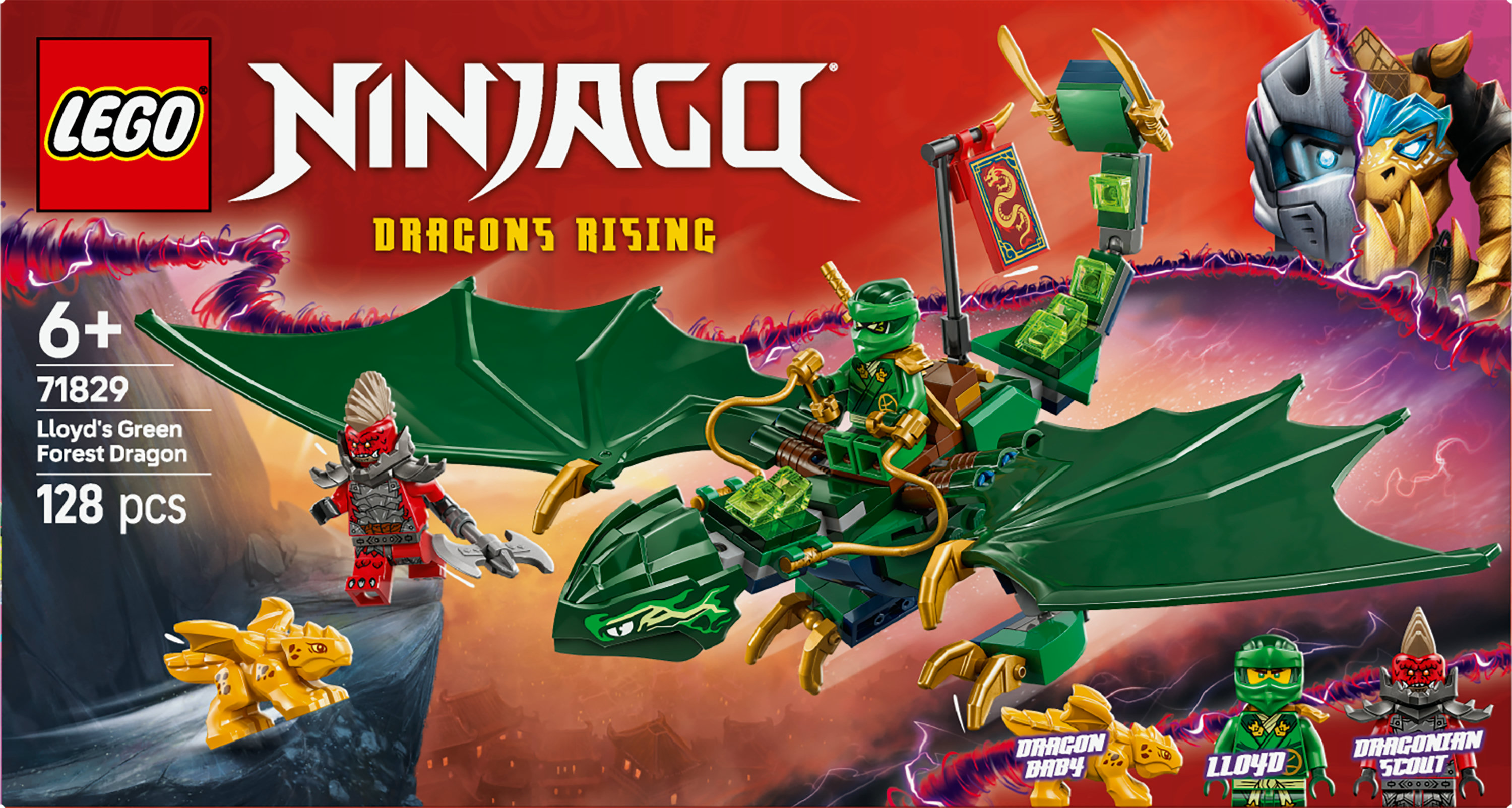 LEGO NINJAGO Drago della foresta verde di Lloyd