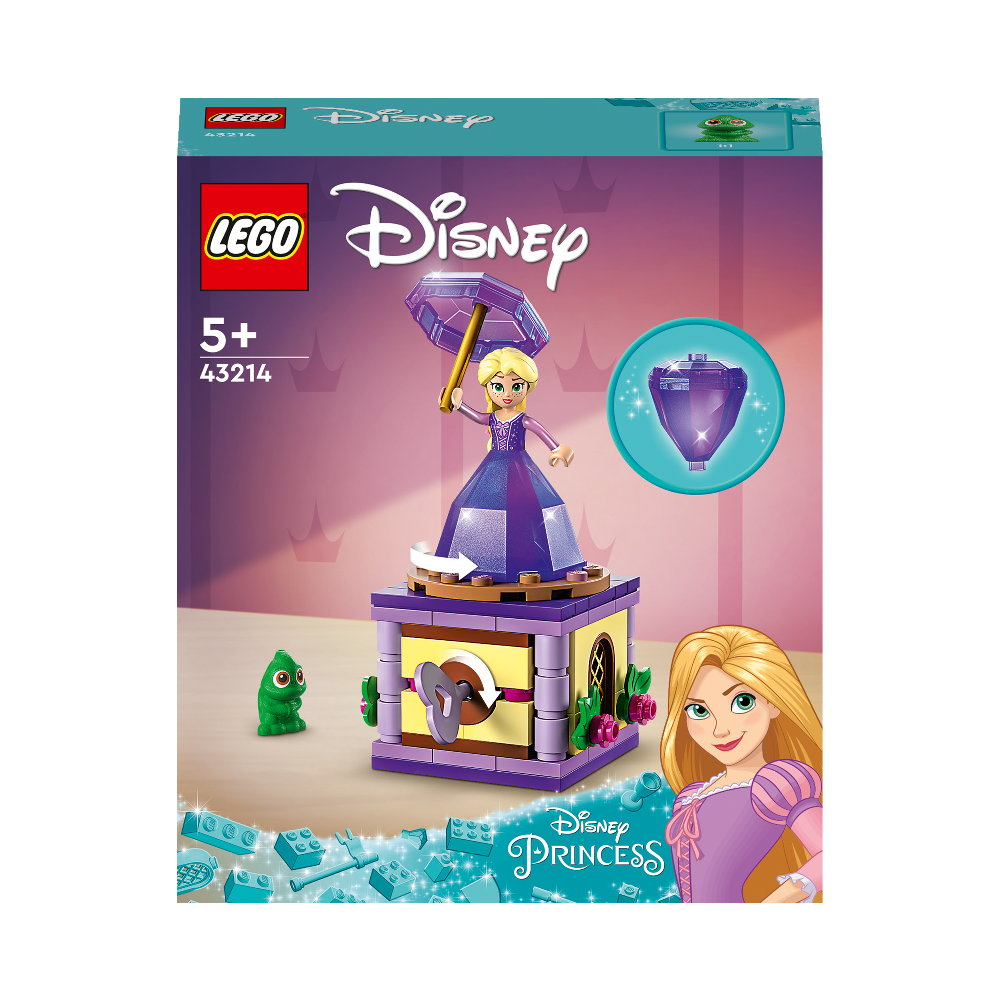 LEGO Disney Princess Rapunzel rotante