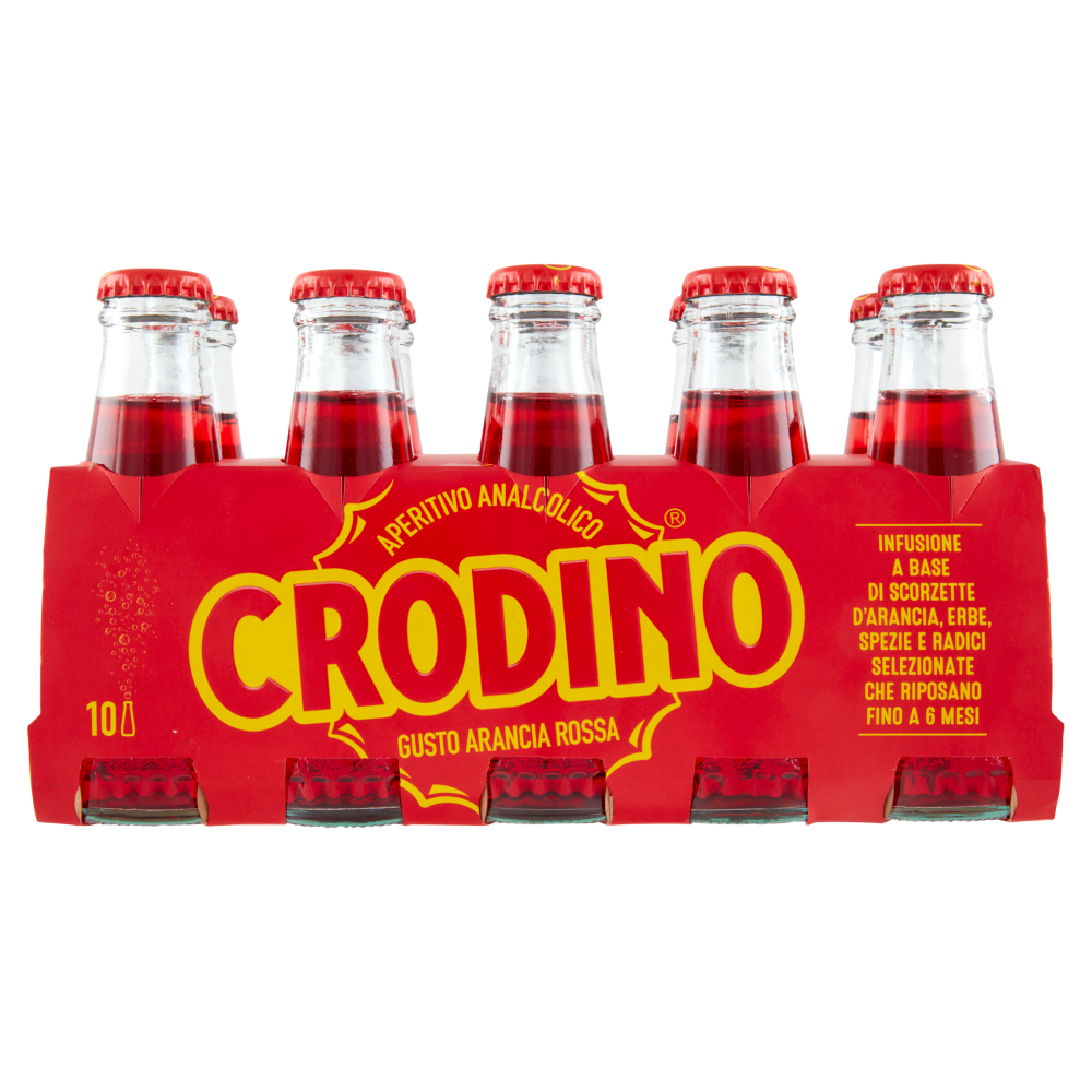 Crodino Gusto Arancia Rossa 10 x 10 cl