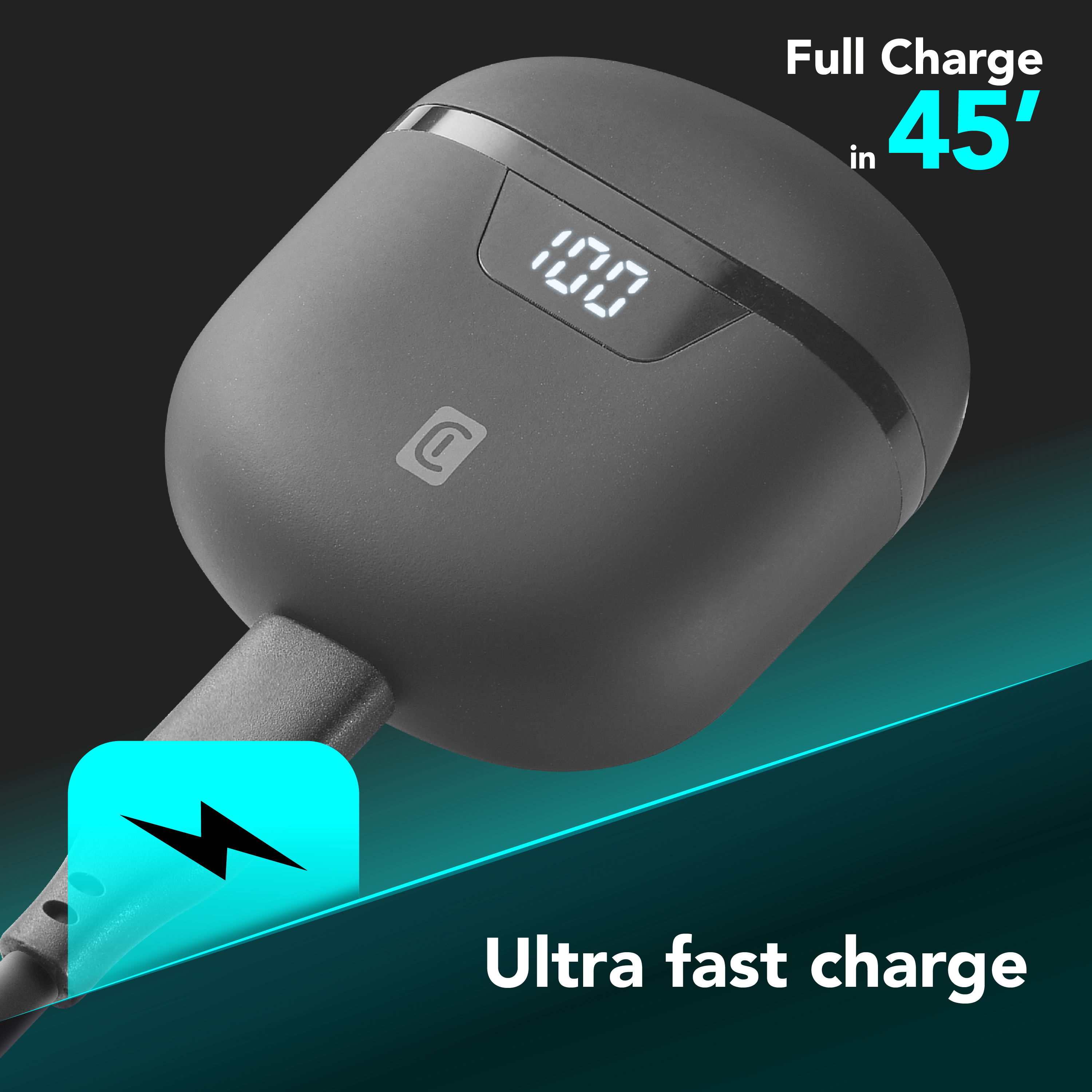 Cellularline SEEK PRO Auricolari senza fili con custodia di ricarica