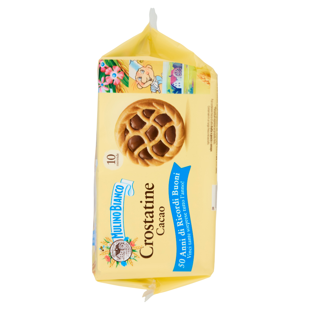 Mulino Bianco Crostatine Cacao Merenda Senza Additivi Conservanti 10 pezzi 400 g
