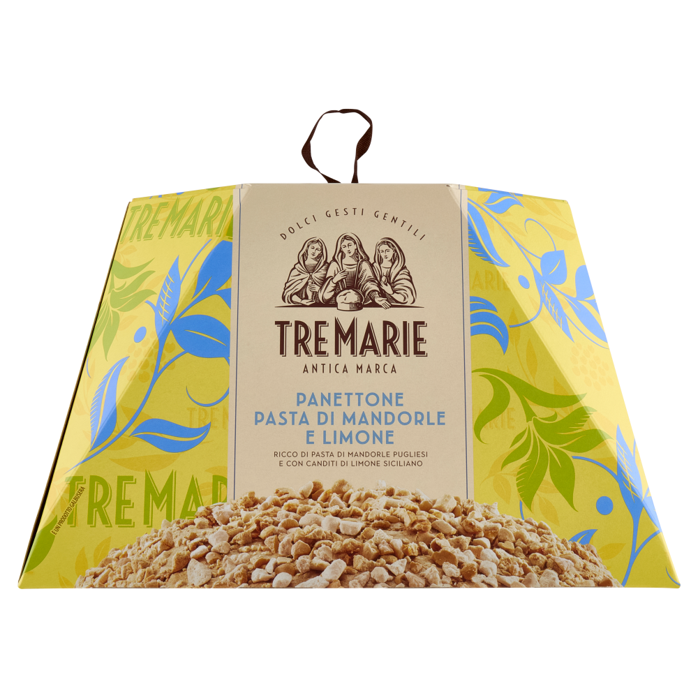Tre Marie Panettone Pasta di Mandorle e Limone 850 g
