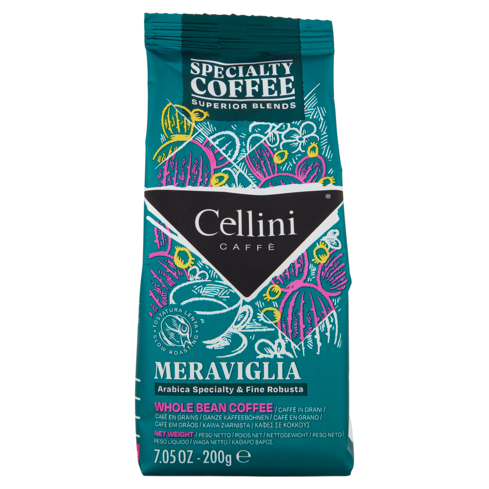 Cellini Caffè Specialty Coffee Meraviglia Caffè in Grani 200 g