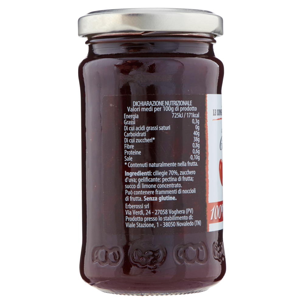 Le Conserve del Trentino composta di Ciliegie 100% da Frutta 240 g