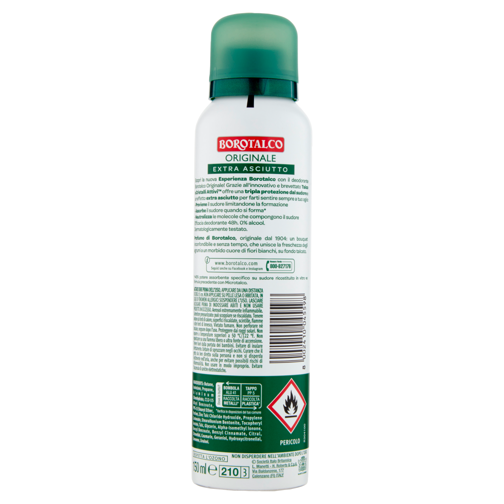 Borotalco Originale Profumo di Borotalco Deo Spray 150 ml