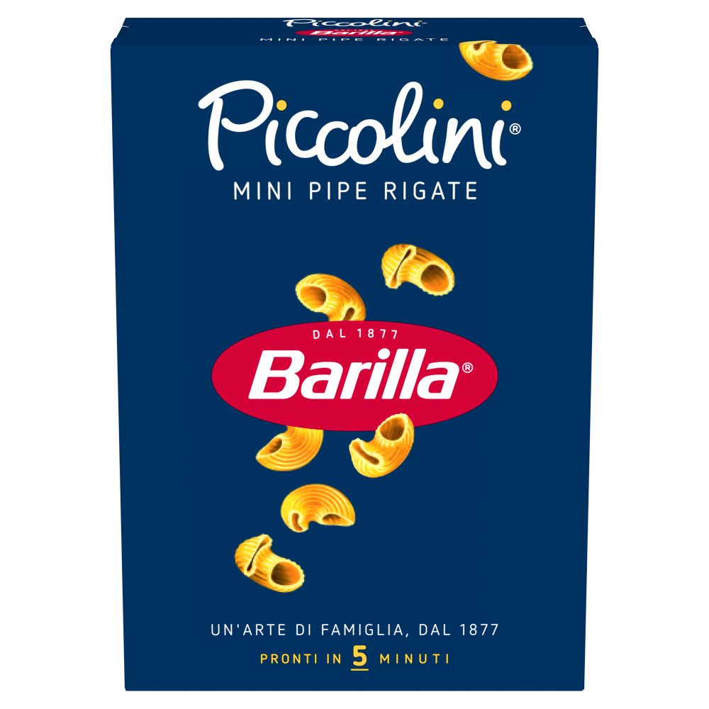 Barilla Pasta Piccolini Mini Pipe Rigate 500g