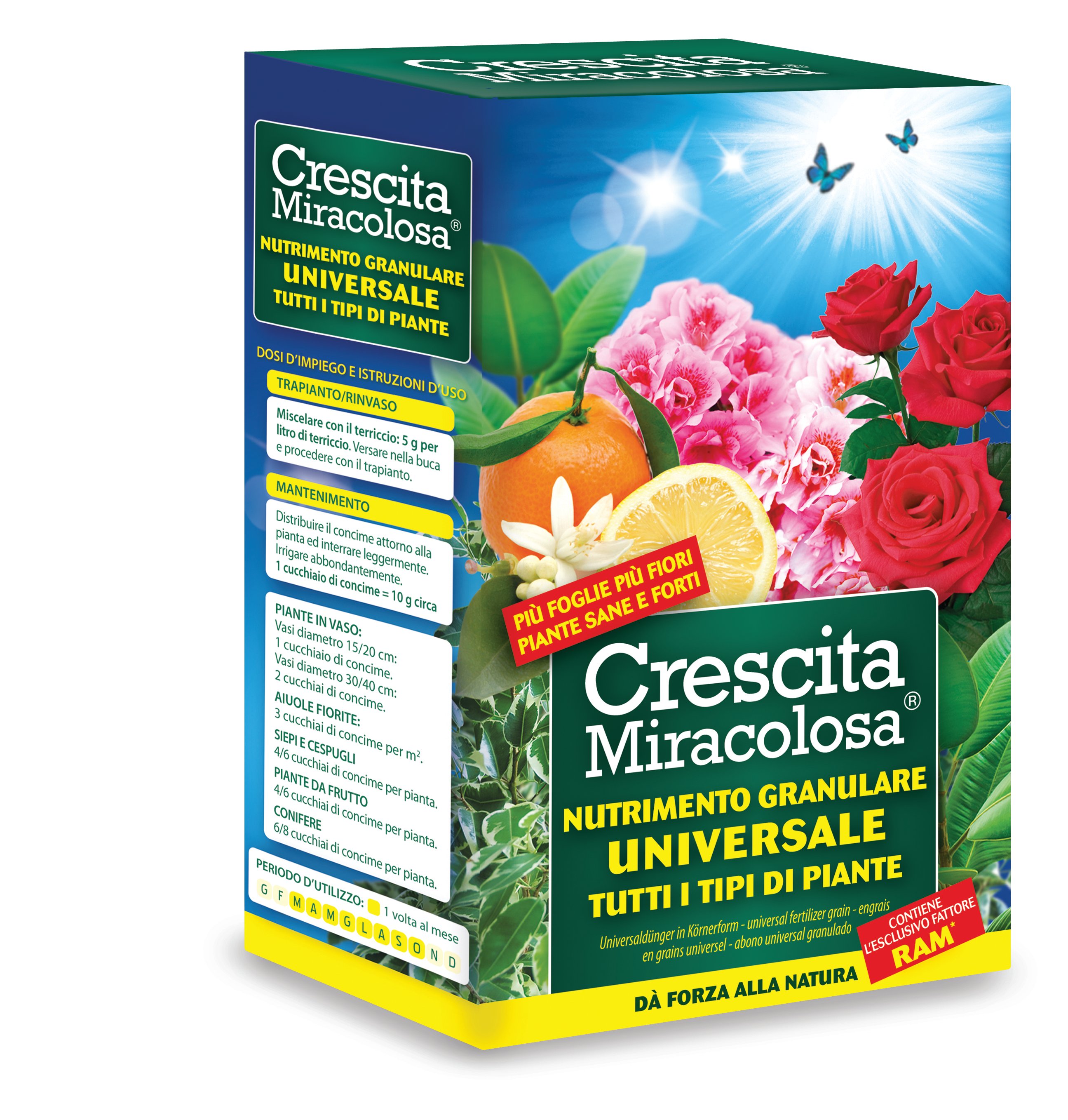 Blumen Concime crescita miracolosa universale granulare 450 gr