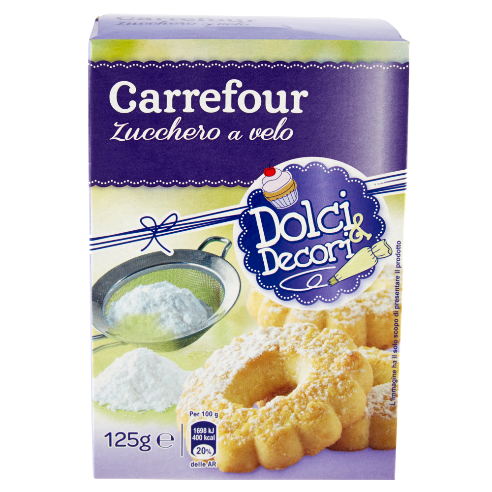 Carrefour Dolci & Decori Zucchero a velo 125 g