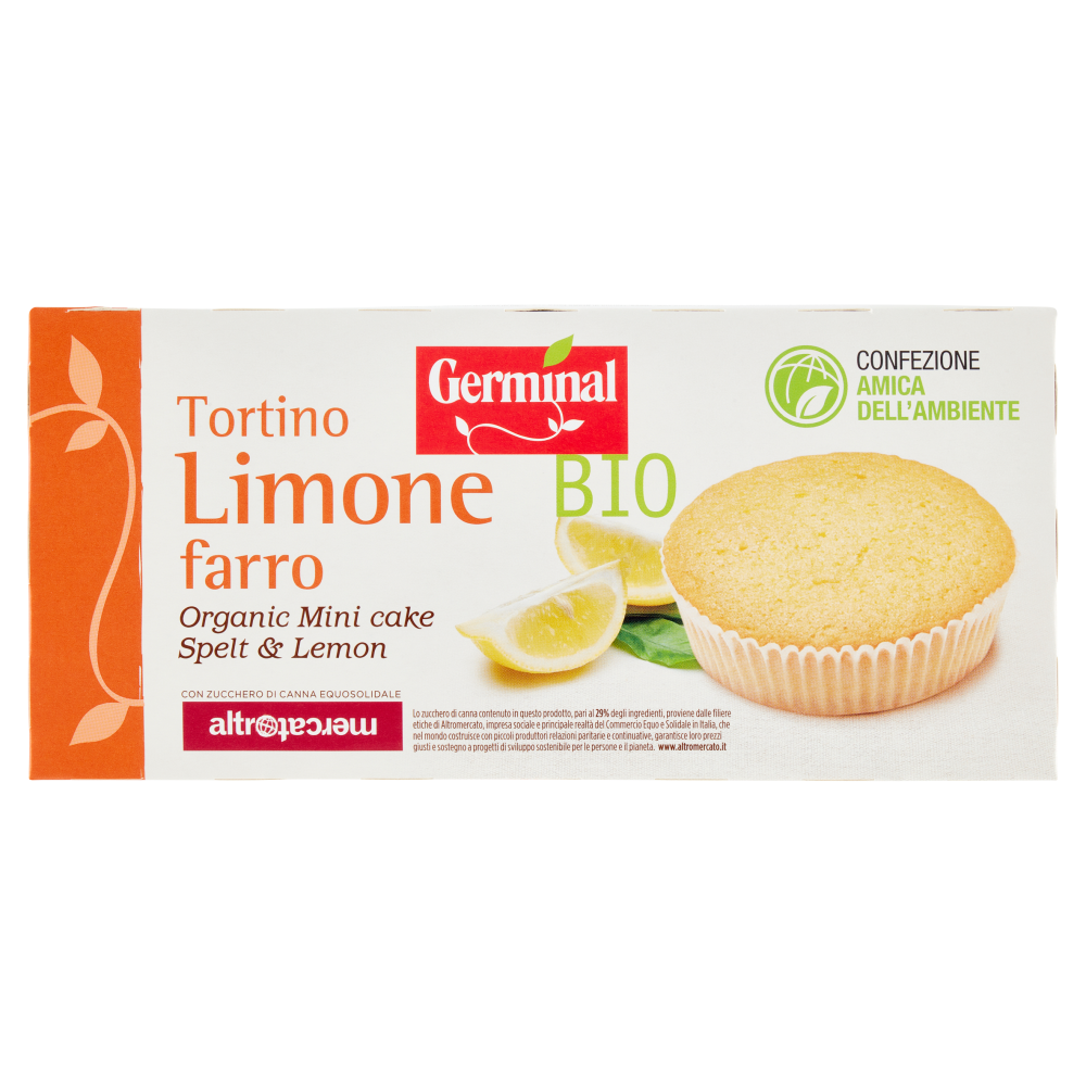 Germinal Bio Tortino Limone farro 4 x 45 g
