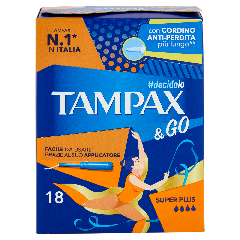 Tampax & Go Super Plus 18 pz