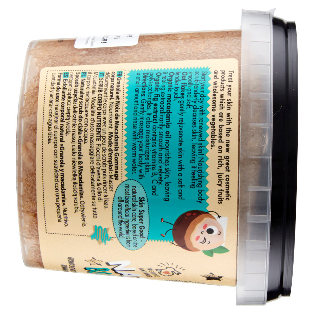 Skin Super Good Natural Body Scrub Granola & Macadamia 360 ml
