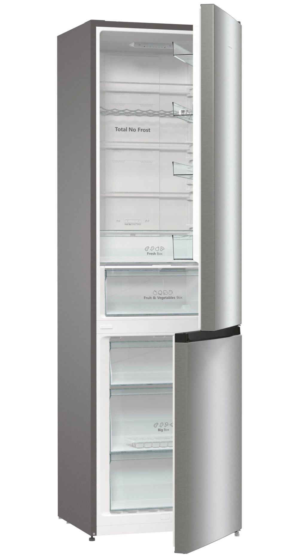 Hisense RB434N4AC2 frigorifero con congelatore Libera installazione 331 L E Acciaio inox