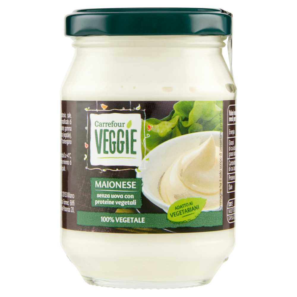 Carrefour Veggie Maionese 100% Vegetale 180 g