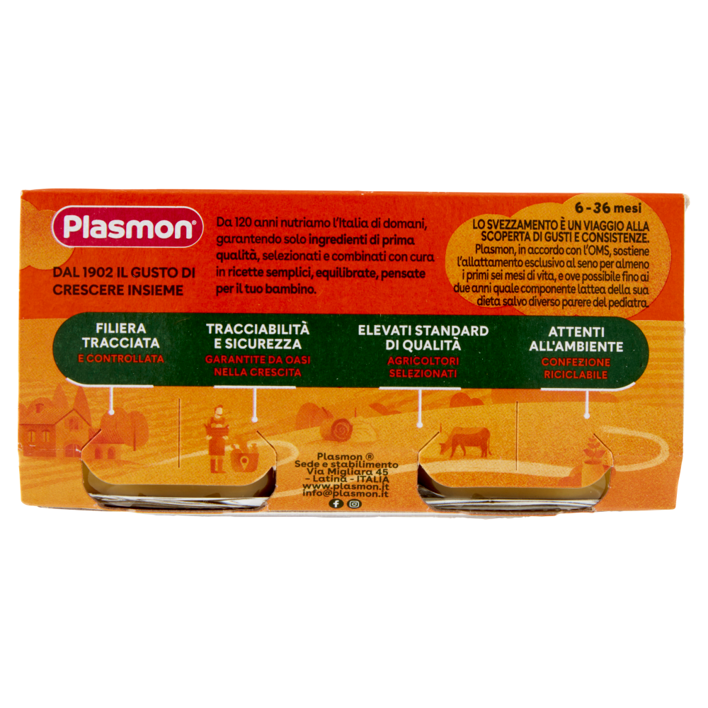 Plasmon Omogeneizzato Verdure miste 2 x 80 g