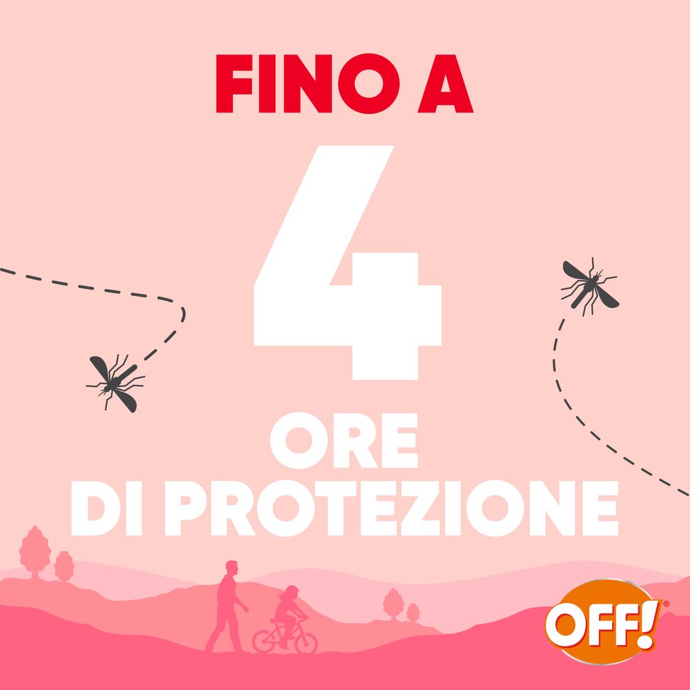 OFF! Soft and Scented Spray Secco Antizanzare, Repellente Zanzare, Leggero e asciutto sulla pelle, fragranza fresca, Protezione Efficace fino a 4 ore, 100ml