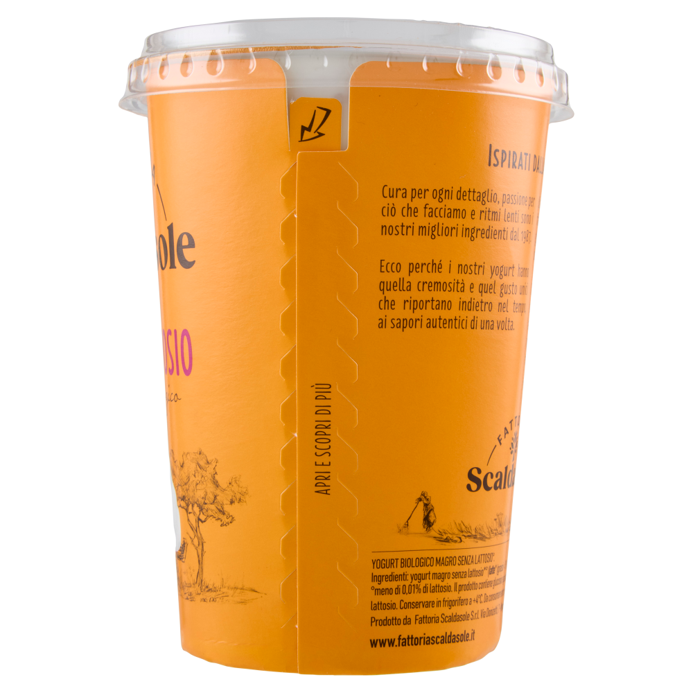 Fattoria Scaldasole Bianco Senza Lattosio yogurt biologico 400 g
