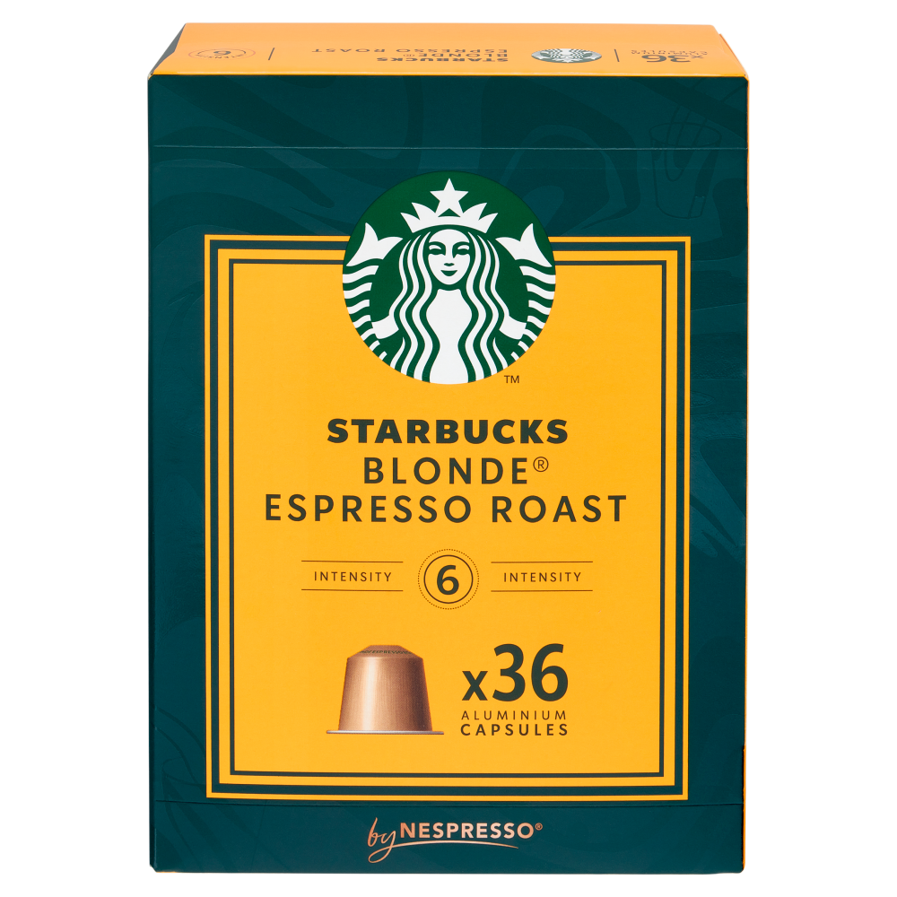 STARBUCKS Blonde Espresso Roast By Nespresso Caffè Espresso 36 capsule 188 g