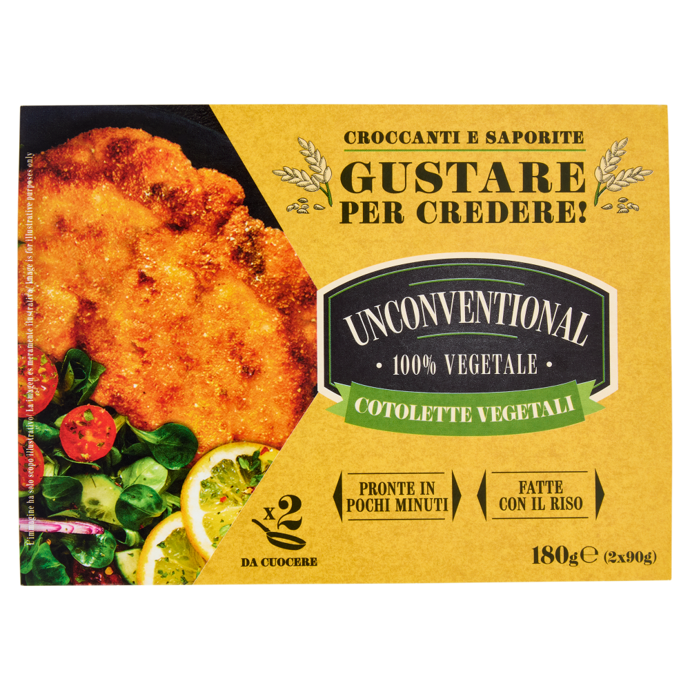 Unconventional Cotolette Vegetali 2 x 90 g