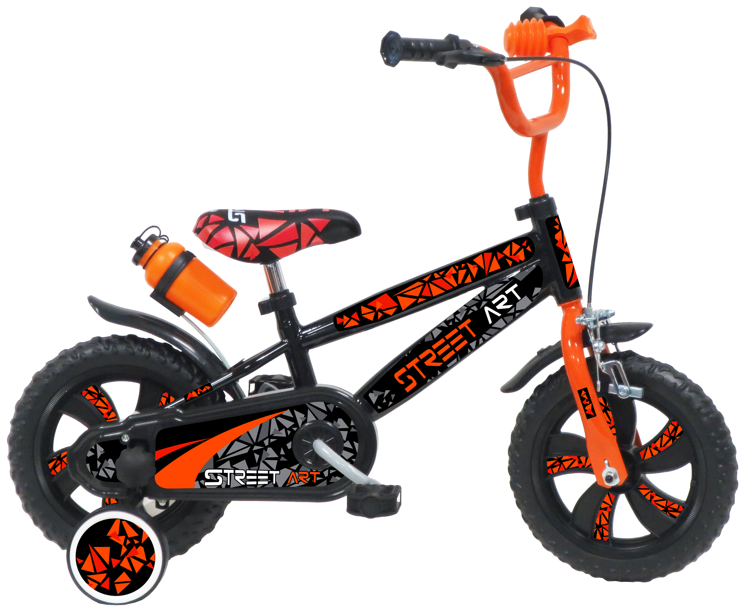 Dino Bikes Bicicletta per bimbi Street Art con Rotelle 12\
