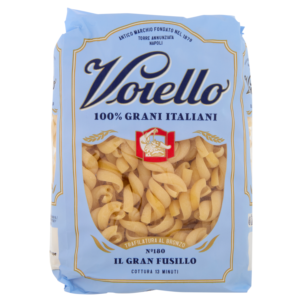 Voiello Pasta Il Granfusillo N°180 grani 100% italiani Trafilata bronzo 500g