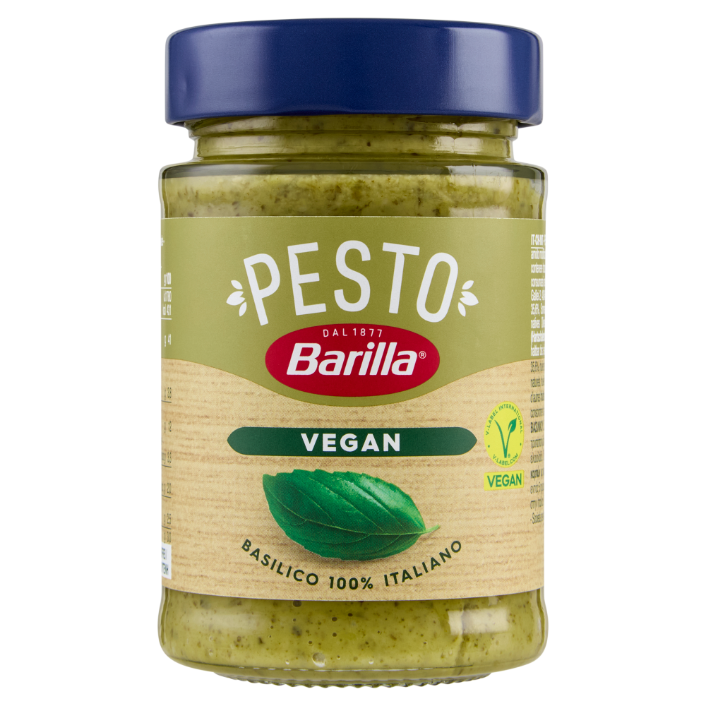Barilla Pesto Genovese Vegan Condimento e Sugo per Pasta 195 g
