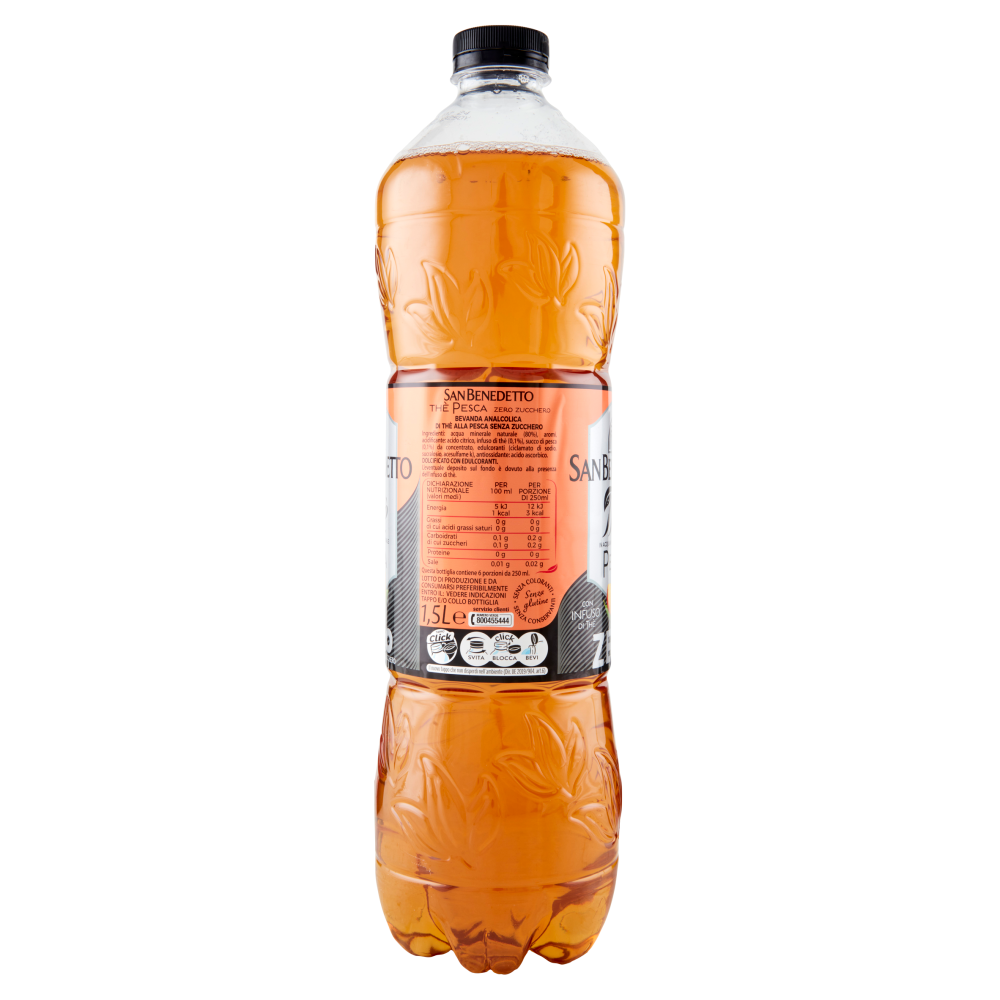 San Benedetto Thè Pesca Zero 1,5 L