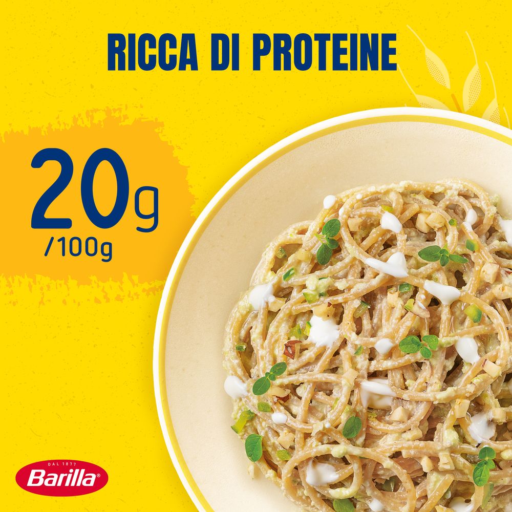 Barilla Protein+ Spaghetti, Pasta Ricca di Proteine di Origine Vegetale, 400 g