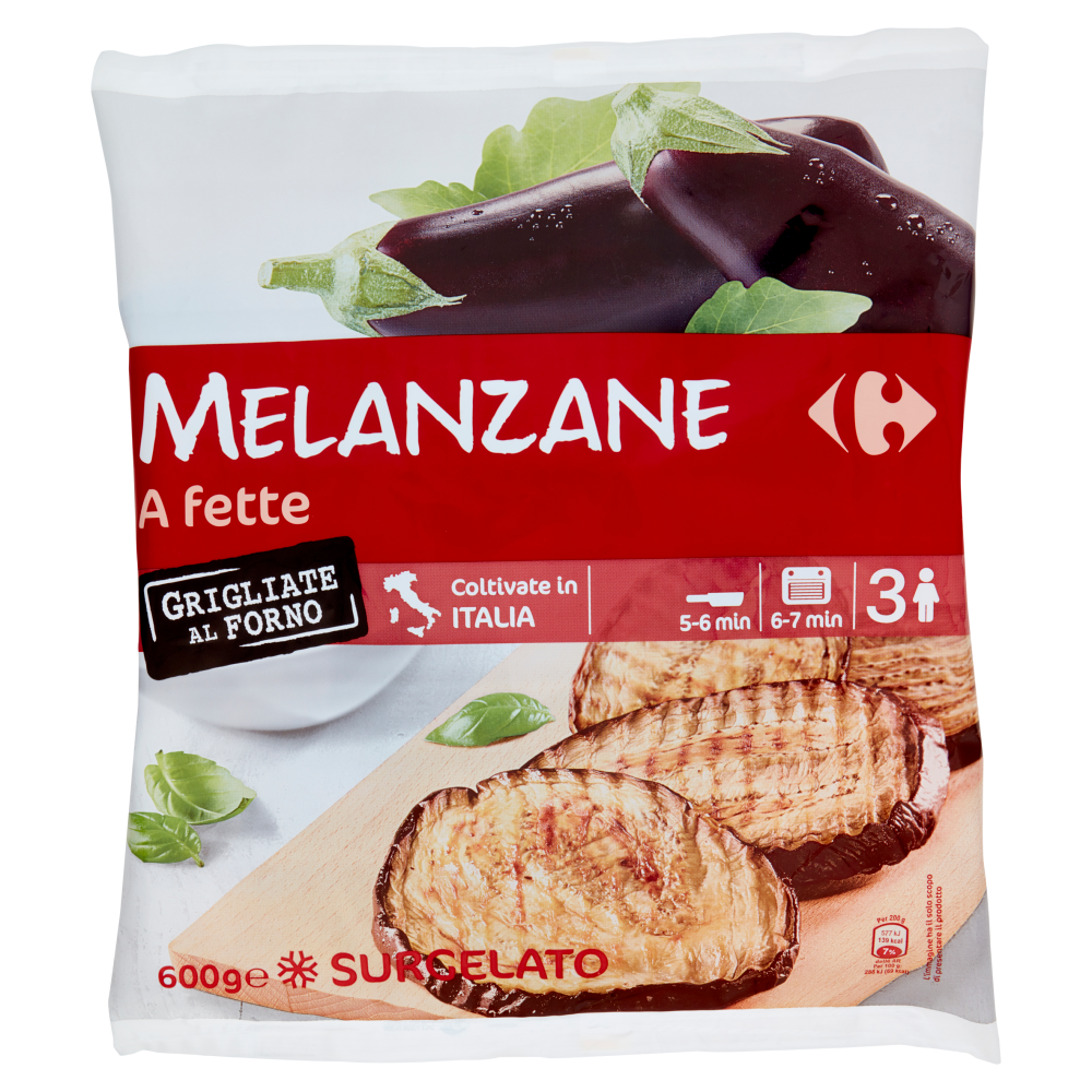 Carrefour Melanzane a fette Surgelato 600 g