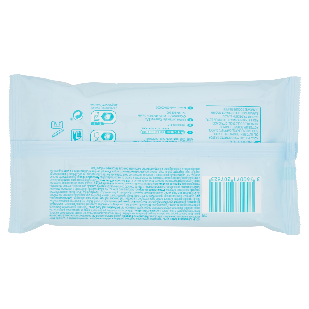 Carrefour Baby Fresh Aloe Vera 24 pz