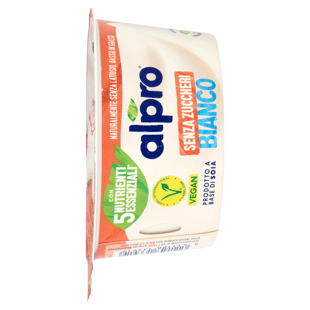 ALPRO Alternativa Vegetale allo Yogurt, Gusto Naturale, Senza Lattosio, Senza Zuccheri, 135g