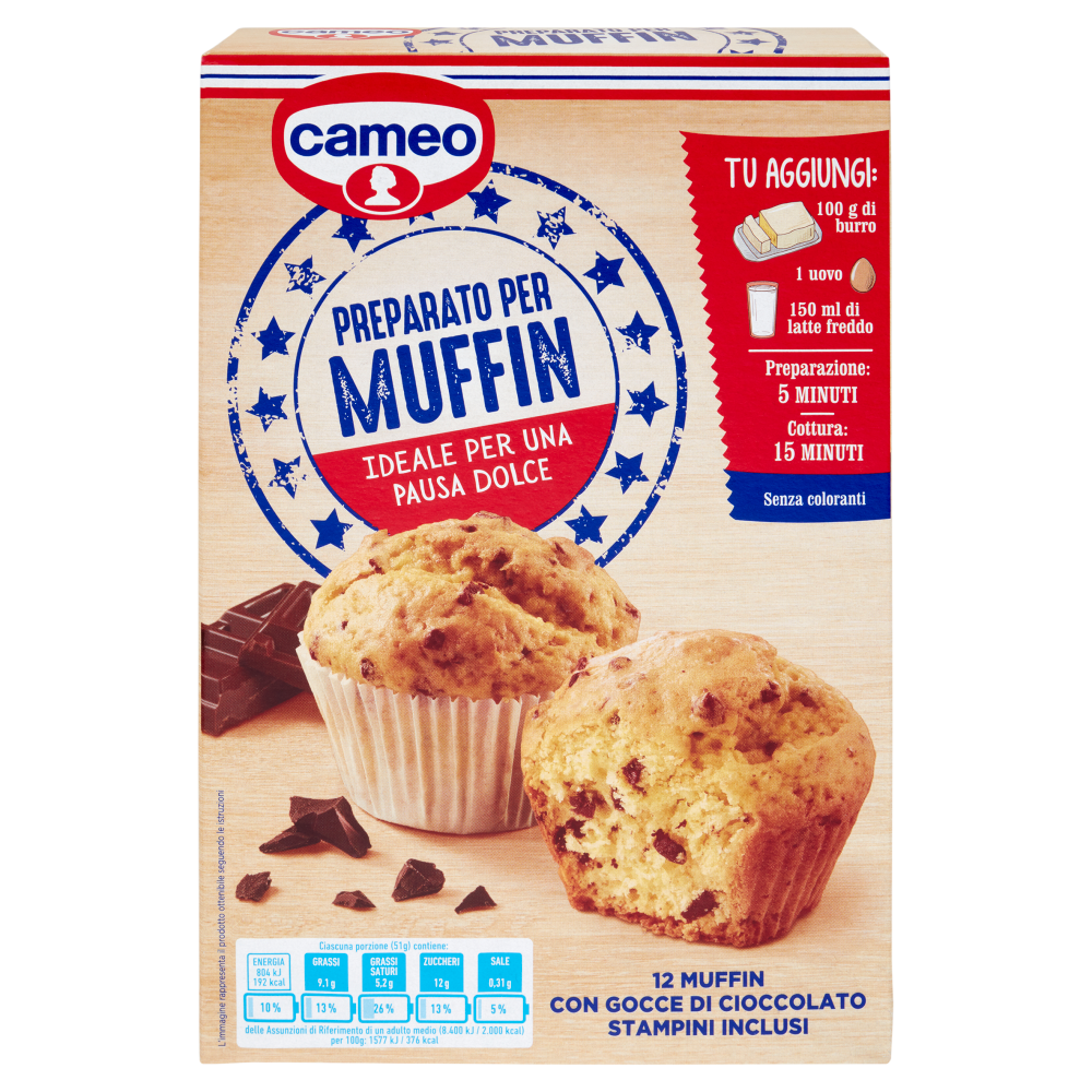 cameo Preparato per Muffin 370 g