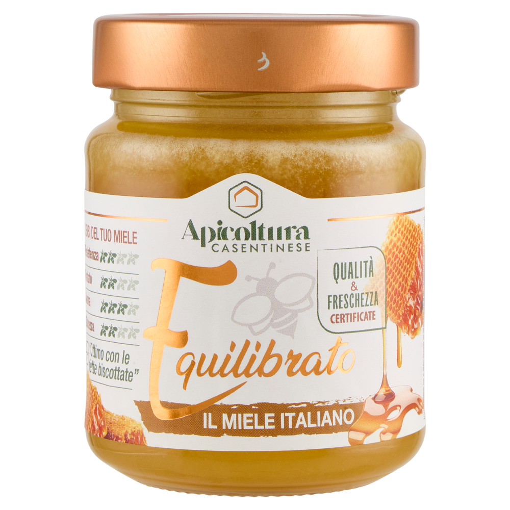 Apicoltura Casentinese Equilibrato il Miele Italiano 350 g